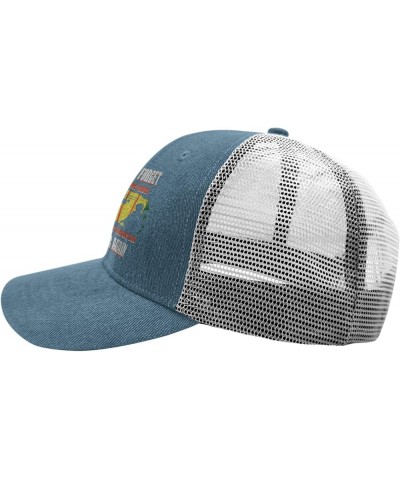 Womens Hats Baseball Caps Veterans Day Mesh Hats Womens Hats Snapback Fashionable Summer Cap Skyblue $10.36 Baseball Caps