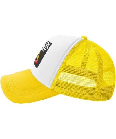 Alcoholics Don't Run We Drive Women's Baseball Cap Retro Trucker Hat Adjustable Yellow $9.76 Baseball Caps