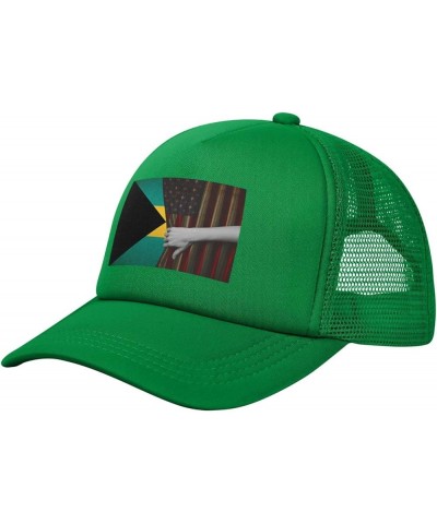 Dad Hat/Cap Mesh Baseball Cap Adjustable Trucker Hat Unisex Green $9.60 Baseball Caps