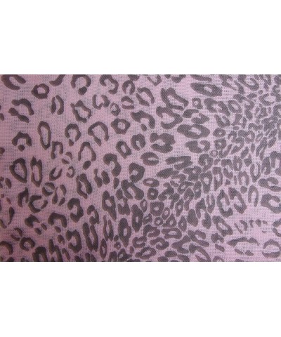 Women's Paisly Zebra Leopard Design Silky Fashion Pashmina Shawl Wrap Scarf Pink $5.86 Scarves