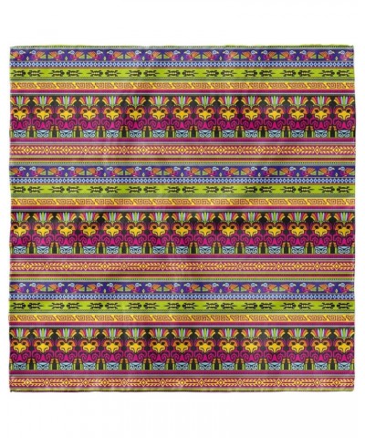 Primitive Head Scarf, Aztec Borders, Hair Wrap Multicolor $14.88 Scarves