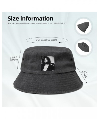 Unisex Fashion Printing Bucket Hat Washed Cotton Sun Fisherman Cap Outdoor Headwear for Women Men Black $15.92 Bucket Hats