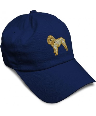 Custom Soft Baseball Cap Cockapoo Embroidery Dogs Cockapoo Twill Cotton Grasshopper Dad Hats for Men & Women Navy Design Only...