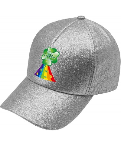 Cowboy hat Men St Patricks Day Wee Little hooligann Cowgirl Hats Women Cute hat Gifts for Boyfriends Workout Cap Silver Color...