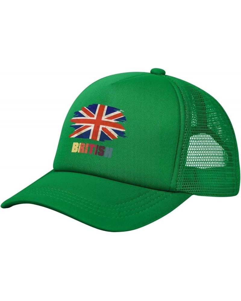 Dad Hat/Cap Mesh Baseball Cap Adjustable Trucker Hat Unisex Green $10.64 Baseball Caps