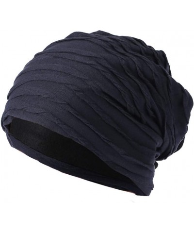 Hedging Hat Cap Hat Confinement Pile All- Plus Warm Cold Hat Knitted Velvet Baseball Caps Hat for Women Summer Navy-c $11.27 ...