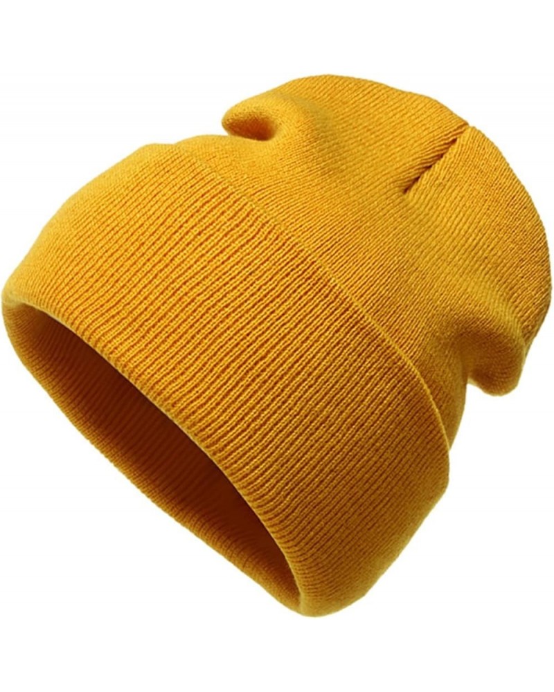 Neutral Outdoor Knitted Woolen 2021 Adult Warm Candy Hats Winter Hat Color Keep Baseball Caps One Size Hat Yellow $7.03 Baseb...