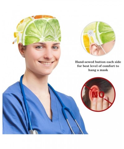 Scrub Caps,Working Cap Hat with Sweatband Headgear for Women F584v5crbc $7.94 Skullies & Beanies