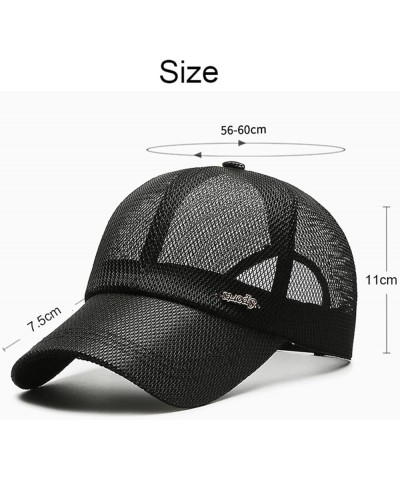 Beach Caps for Men Hat Trucker Cap with Adjustable Snapback Unisex Men Women Mesh Hats for Women Fashionable D $8.61 Baseball...