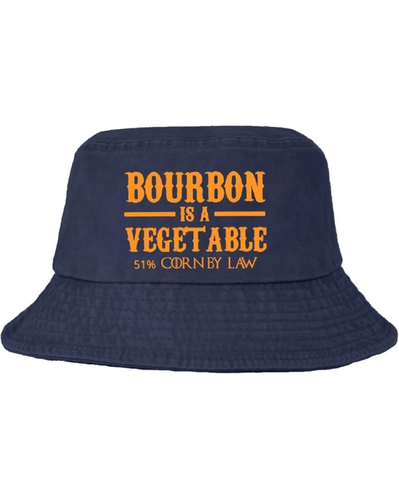 Bucket Hat Bourbon is A Vegetable 51% Corn by Law Bucket Hat for Womens Denim Fishing Hat Funny Bucket Hat Navy $11.17 Bucket...