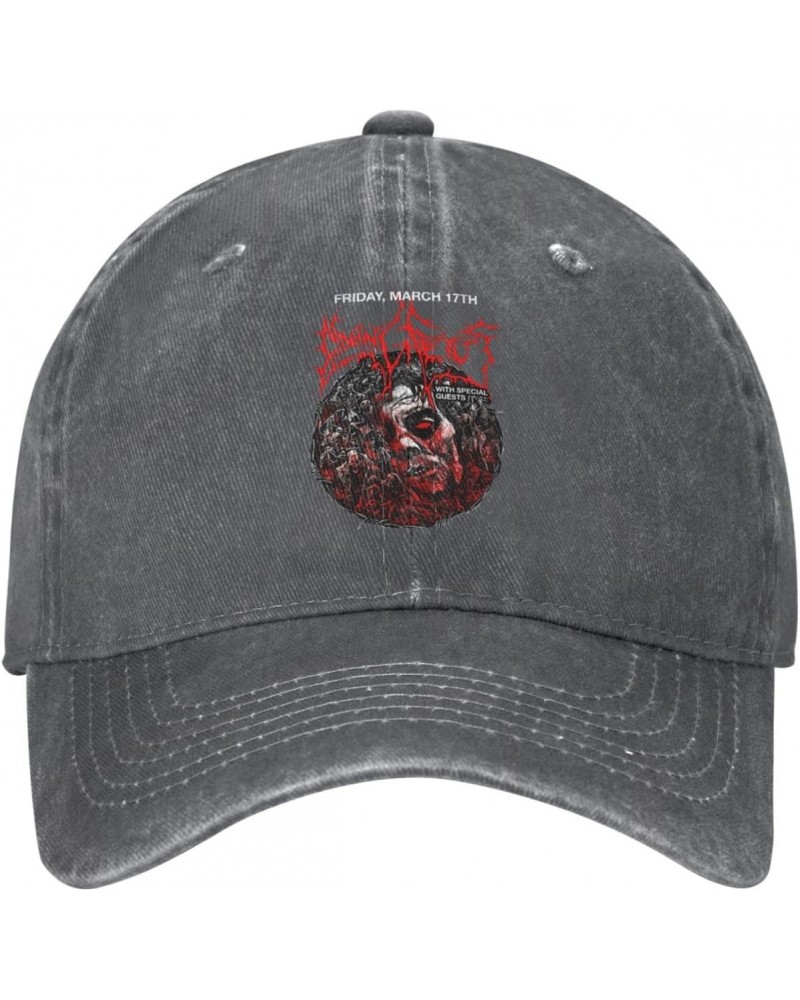 Dying Fetus Baseball Cap Vintage Washed Plain Trucker Dad Hats for Men and Woman Sun Hat Deep Heather $13.20 Baseball Caps