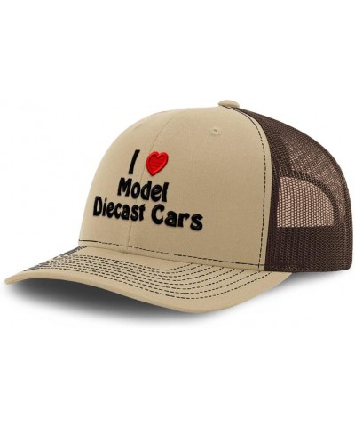 Custom Richardson Trucker Hat (Love) Model Diecast Cars Red Heart Hobbies Lovers Khaki Coffee Design Only $21.82 Baseball Caps