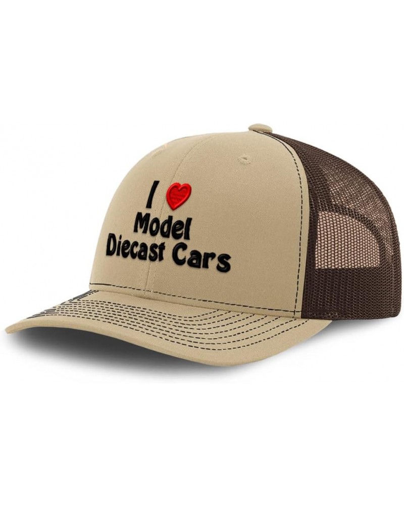 Custom Richardson Trucker Hat (Love) Model Diecast Cars Red Heart Hobbies Lovers Khaki Coffee Design Only $21.82 Baseball Caps