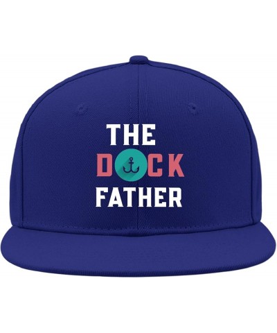 hat Fathers Day The Dockk Fatherr Men Sun hat Funny hat Gifts for Grandma Cycling Hats Blue $10.08 Skullies & Beanies