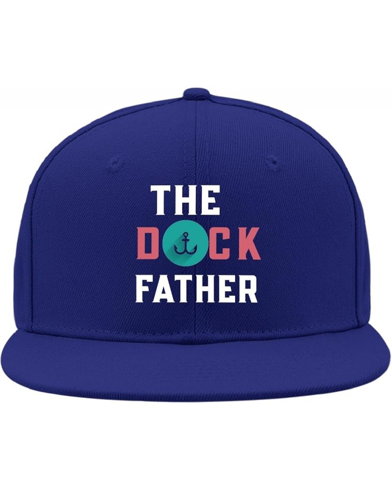 hat Fathers Day The Dockk Fatherr Men Sun hat Funny hat Gifts for Grandma Cycling Hats Blue $10.08 Skullies & Beanies