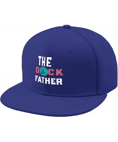 hat Fathers Day The Dockk Fatherr Men Sun hat Funny hat Gifts for Grandma Cycling Hats Blue $10.08 Skullies & Beanies