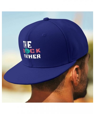 hat Fathers Day The Dockk Fatherr Men Sun hat Funny hat Gifts for Grandma Cycling Hats Blue $10.08 Skullies & Beanies