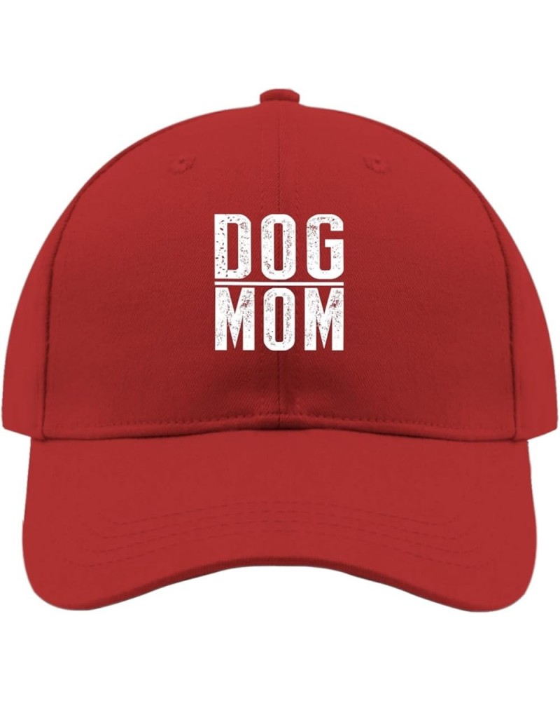 Cowgirl hat Ink Dog mom Running hat mom hat Gifts for Mom Hiking Caps Red $9.35 Baseball Caps