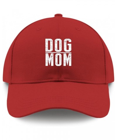 Cowgirl hat Ink Dog mom Running hat mom hat Gifts for Mom Hiking Caps Red $9.35 Baseball Caps