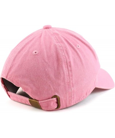 Small Vintage 1948 Embroidered 76th Birthday Washed Pigment Dyed Cap Pink $14.24 Baseball Caps