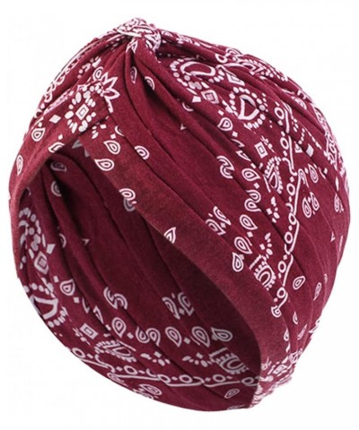 Turbans for Women, Women's Soft African Pattern Headwrap 2022 Retro Knot Pre-Tied Bonnet Beanie Cap Headwear A01-j $9.05 Sun ...