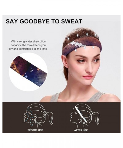 Sports Sweatband for fits All Men and Women Multi Headbands Hairband Pattern537 One Size $10.28 Cold Weather Headbands