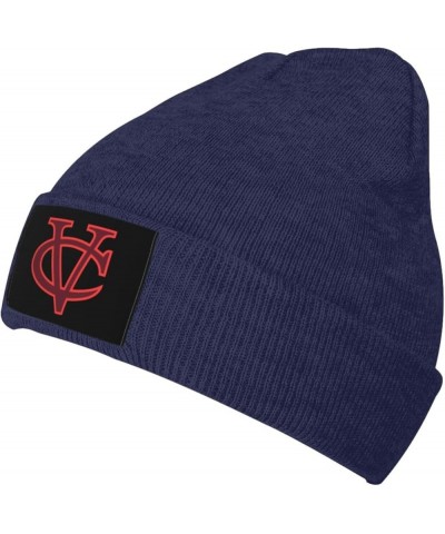 Vassar College Vassar University Classic Warm Winter Knit Cap Fleece Lined Beanie Hat Navy Blue $7.35 Skullies & Beanies