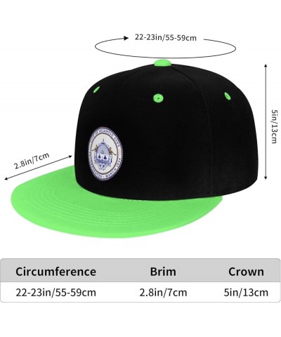 Seal of Atlantic City Snapback Hat for Men Women Baseball Cap Trucker Flat Bill Hats Dad Caps Green $10.18 Baseball Caps