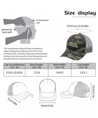 Glacier National Park Hats for Men Trucker Cap Trucker Hat Men Glaciers Nationaling Parks Hat Allblack $12.66 Baseball Caps