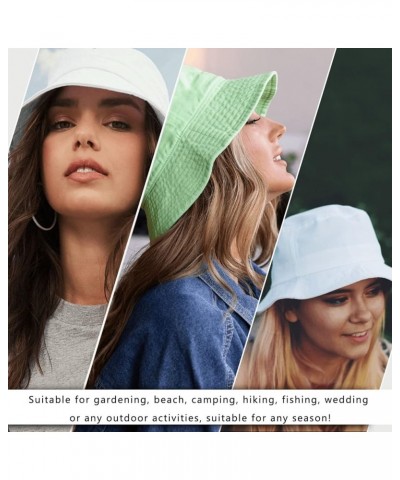 Cool Bucket Hats Beach Seamless Bucket Hats Summer Funny Men Hat for Hiking Accessories for Beach Must Haves Summer 2 $9.64 B...