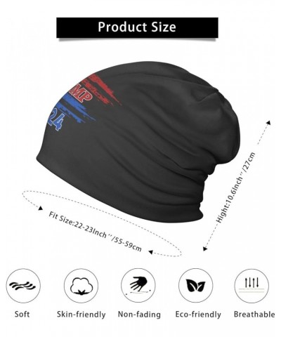 Beanie,Trumps 2024 Beanie Hat Men Winter Hats Women Skull Cap Slouchy Hats Knit Hedging Hat Black Black $10.32 Skullies & Bea...