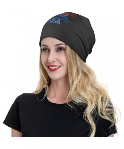 Beanie,Trumps 2024 Beanie Hat Men Winter Hats Women Skull Cap Slouchy Hats Knit Hedging Hat Black Black $10.32 Skullies & Bea...