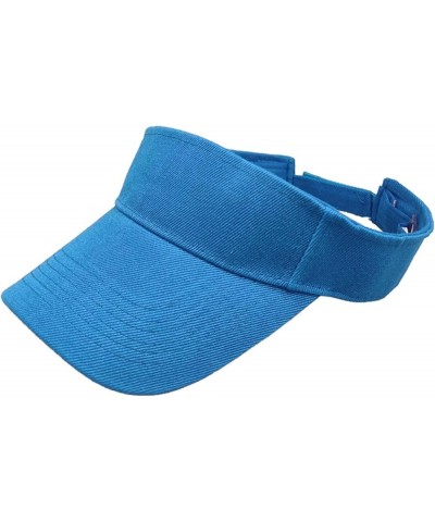 Sports Sun Visor Hat for Womens Mens Visor Hats Beach Visor Hats Gifts Birthday Easter Sky Blue $5.50 Visors