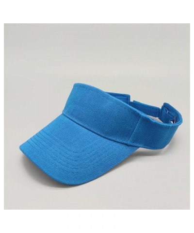 Sports Sun Visor Hat for Womens Mens Visor Hats Beach Visor Hats Gifts Birthday Easter Sky Blue $5.50 Visors