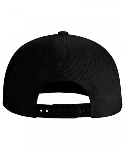 Billy Guitarist Strings Unisex Baseball Cap Hip Hop Flat Bill Brim Adjustable Trucker Hats for Men Women Black $13.91 Basebal...