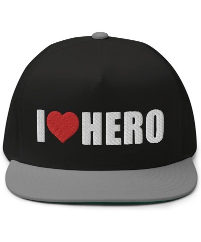 I Love Hero Funny Cryptocurrency Hat Black/ Grey $19.62 Baseball Caps