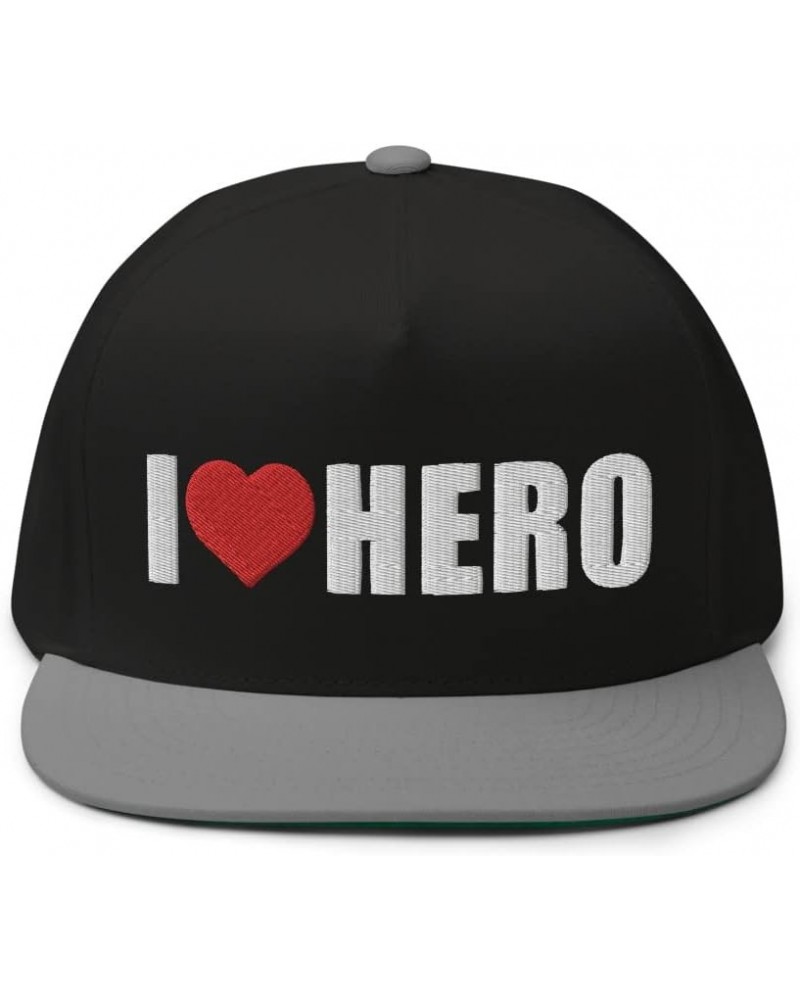 I Love Hero Funny Cryptocurrency Hat Black/ Grey $19.62 Baseball Caps