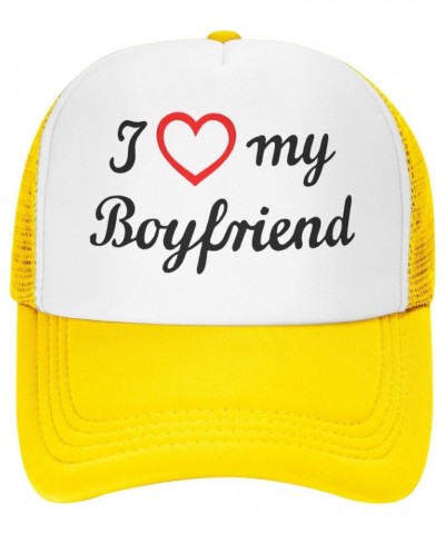 I Love My Boyfriend Funny Baseball Cap Adjustable Hat Ball Cap Trucker Hats Sports Hat Campaign Hats Athletic Baseball Fitted...