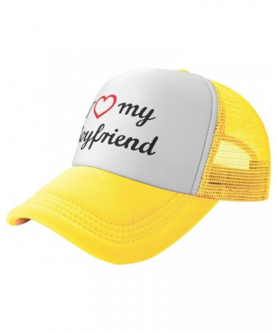 I Love My Boyfriend Funny Baseball Cap Adjustable Hat Ball Cap Trucker Hats Sports Hat Campaign Hats Athletic Baseball Fitted...