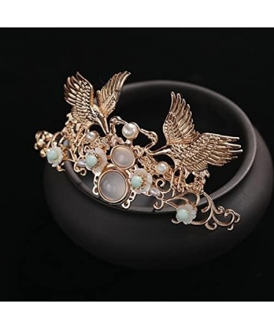 hair jewelry crown tiaras for women Ancient Style Flying Hair Crown Hairpin Headdress Bird Tiaras Hair Jewelry Classical Hanf...