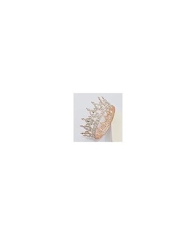 Crystal Tiara Crowns for Women Queen King Tiaras and Crowns Bridal Women Rose Gold Color Crystal Headpiece Diadem Bride Weddi...