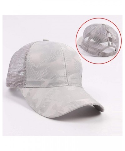 Hoop Head Hat Women Men Breathable Beach Baseball Cap Sun Hat Silver $6.97 Sun Hats