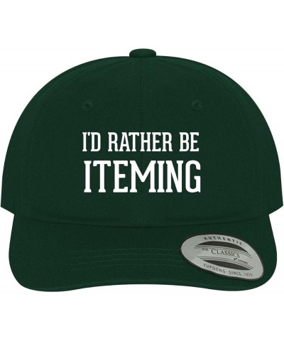 I'd Rather Be Iteming - Soft Dad Hat Baseball Cap Forest $17.83 Baseball Caps