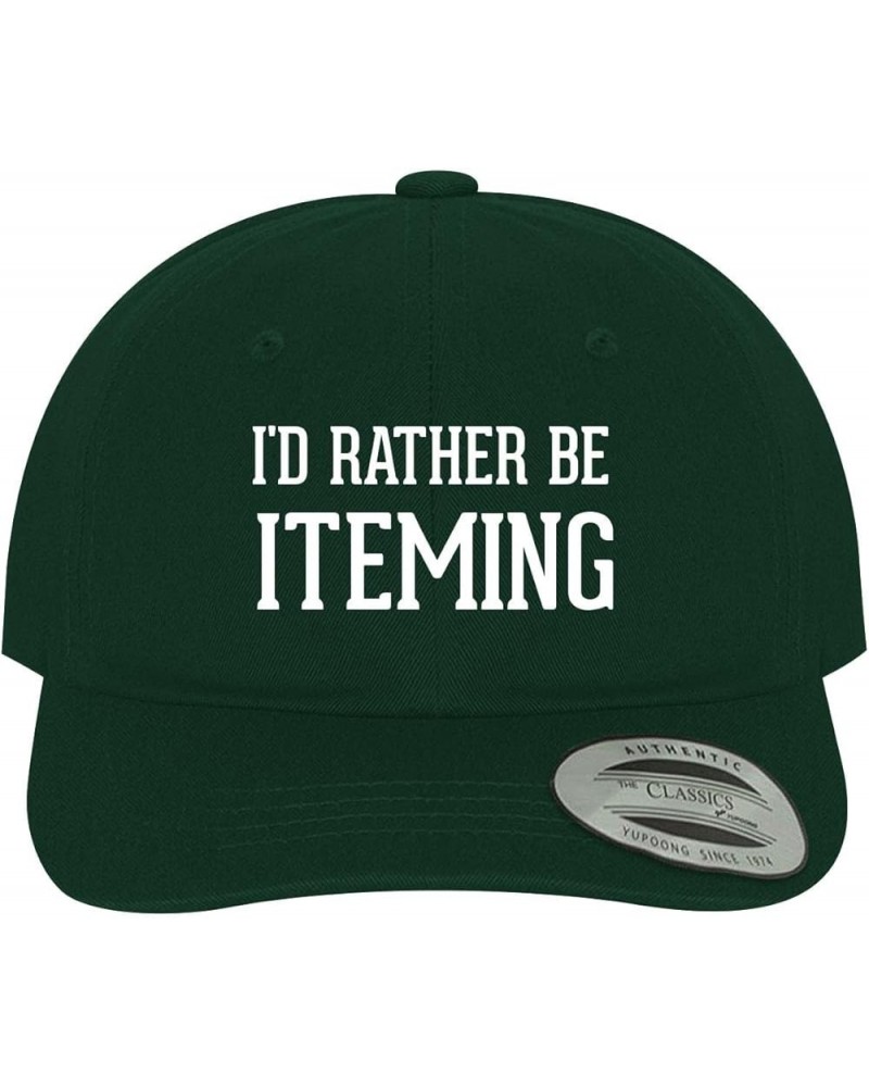 I'd Rather Be Iteming - Soft Dad Hat Baseball Cap Forest $17.83 Baseball Caps