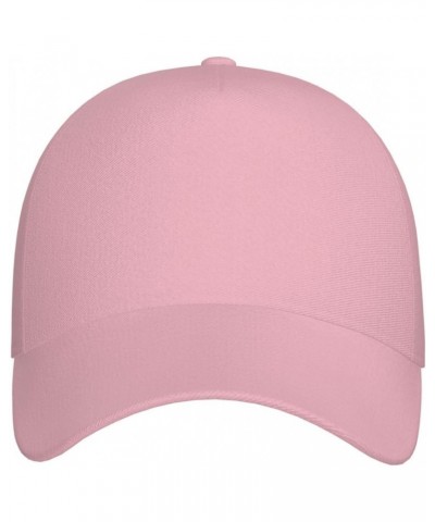 Solid Color Pink Fashionable Sports Baseball Cap with Stable Structure and Good Sunshade Effect Suitable for Sports Outdoor a...