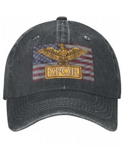 Gold Roman Imperial Eagle SPQR Baseball Cap Adjustable Personalized Adult Sports Hats $14.31 Baseball Caps