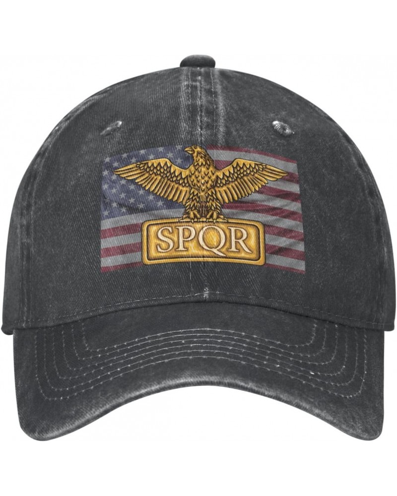 Gold Roman Imperial Eagle SPQR Baseball Cap Adjustable Personalized Adult Sports Hats $14.31 Baseball Caps