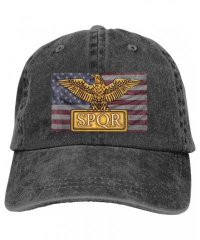 Gold Roman Imperial Eagle SPQR Baseball Cap Adjustable Personalized Adult Sports Hats $14.31 Baseball Caps