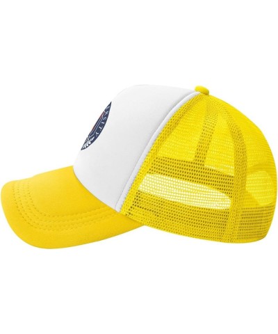 Liberty University Trucker Hats for Both Men and Women - Mesh Baseball Snapback Hats Yellow $11.07 Baseball Caps