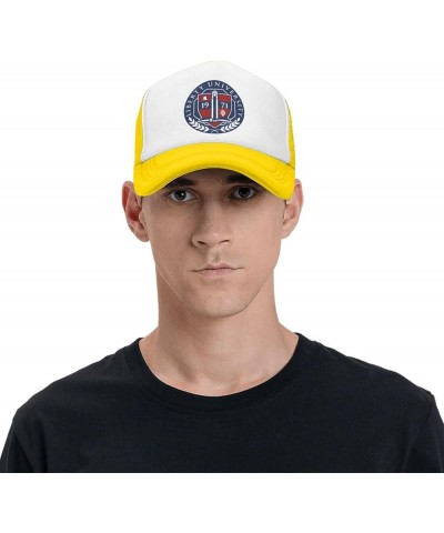 Liberty University Trucker Hats for Both Men and Women - Mesh Baseball Snapback Hats Yellow $11.07 Baseball Caps